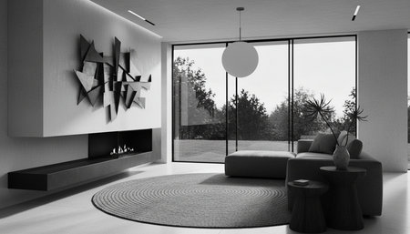Elegant Living Room Interior Modern Furniture Design