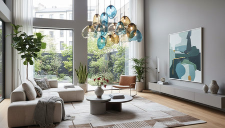 Elegant Living Room Interior Modern Furniture Design
