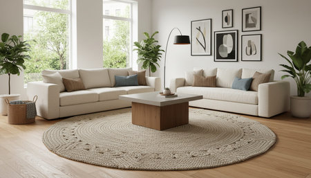 Elegant Living Room Interior Modern Furniture Design