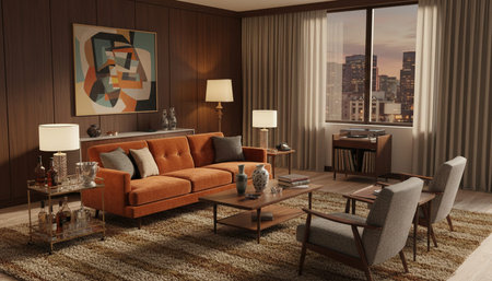 Elegant Living Room Interior Modern Furniture Design