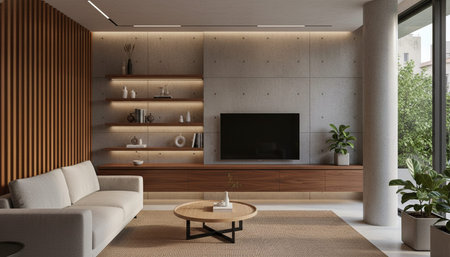 Elegant Living Room Interior Modern Furniture Design