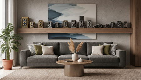 Elegant Living Room Interior Modern Furniture Design