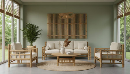 Elegant Living Room Interior Modern Furniture Design