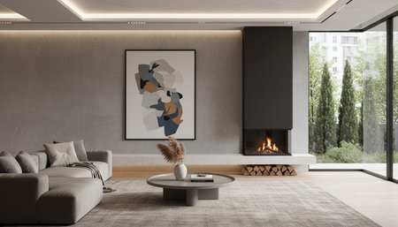 Elegant Living Room Interior Modern Furniture Design