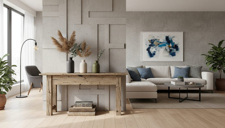 Elegant Living Room Interior Modern Furniture Design