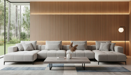 Elegant Living Room Interior Modern Furniture Design