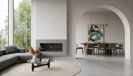 Elegant Living Room Interior Modern Furniture Design