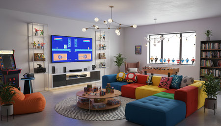 Elegant Living Room Interior Modern Furniture Design