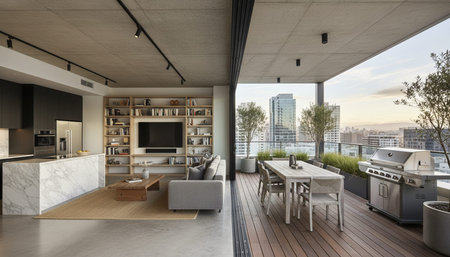 Contemporary Living Room Colorful Interior Decor