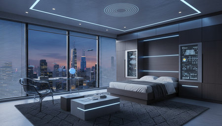 Contemporary Living Room Colorful Interior Decor