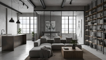 Contemporary Living Room Colorful Interior Decor