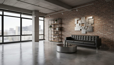 Contemporary Living Room Colorful Interior Decor