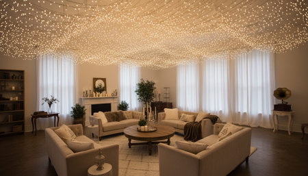 Contemporary Living Room Colorful Interior Decor