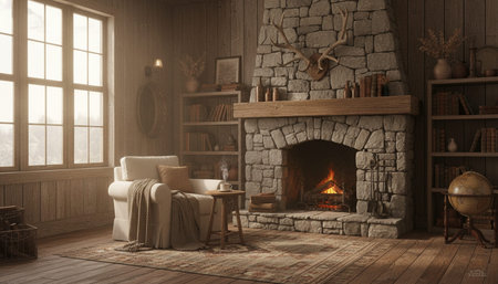 Contemporary Living Room Colorful Interior Decorの写真素材