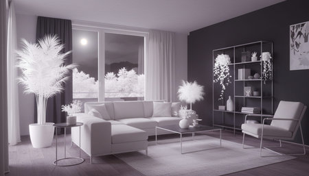 Elegant Living Room Interior Modern Furniture Design