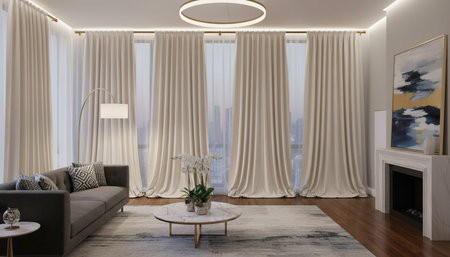 Elegant Living Room Interior Modern Furniture Design