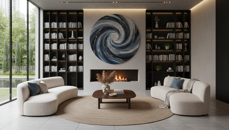 Elegant Living Room Interior Modern Furniture Design