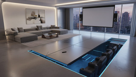 Elegant Living Room Interior Modern Furniture Design