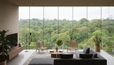 Elegant Living Room Interior Modern Furniture Design