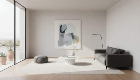 Elegant Living Room Interior Modern Furniture Design