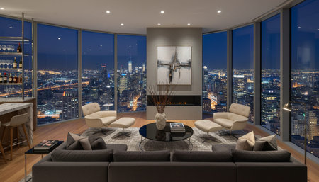 Elegant Living Room Interior Modern Furniture Design