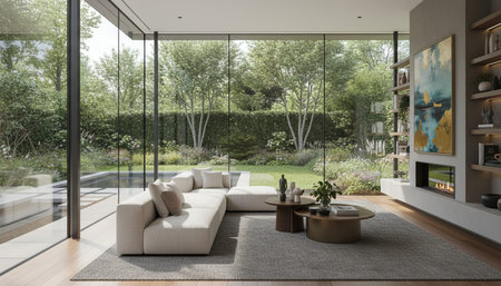 Elegant Living Room Interior Modern Furniture Design