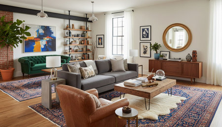 Elegant Living Room Interior Modern Furniture Design