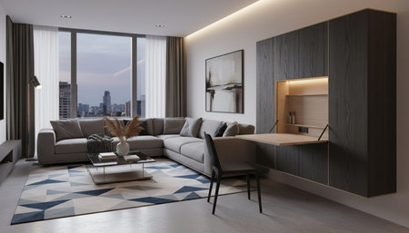 Elegant Living Room Interior Modern Furniture Design