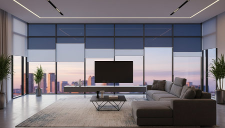 Elegant Living Room Interior Modern Furniture Design