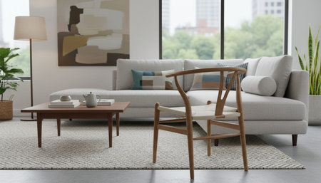 Elegant Living Room Interior Modern Furniture Design