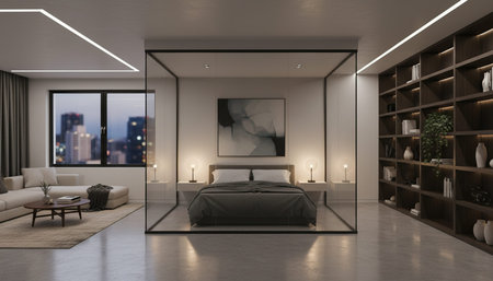 Contemporary Living Room Colorful Interior Decor