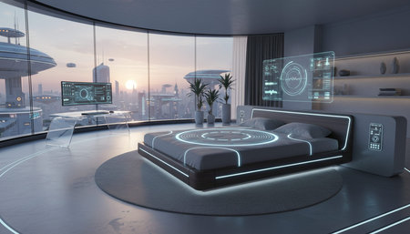Contemporary Living Room Colorful Interior Decor