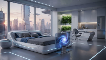 Contemporary Living Room Colorful Interior Decor