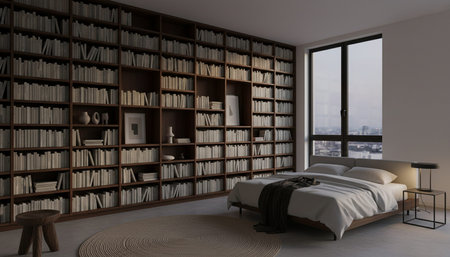 Stylish Interior Design with Decorative Elements in Modern Living Space