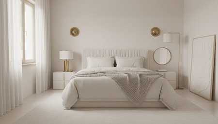 Stylish Interior Design with Decorative Elements in Modern Living Space