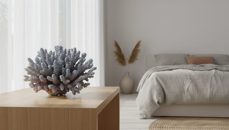 Stylish Interior Design with Decorative Elements in Modern Living Space