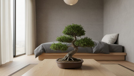Stylish Interior Design with Decorative Elements in Modern Living Space