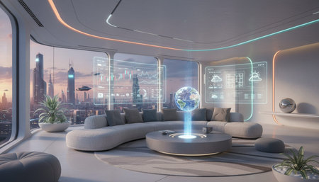Elegant Living Room Interior Modern Furniture Design