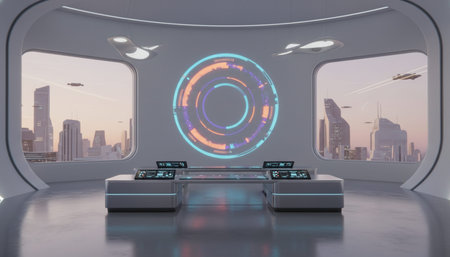 Contemporary Living Room Colorful Interior Decor