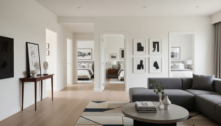 Elegant Living Room Interior Modern Furniture Design