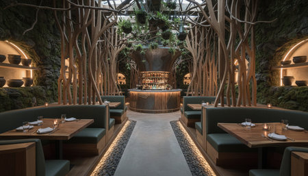 Luxury Interior Design with Grand Hall and Elegant Decoration