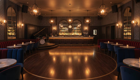 Luxury Interior Design with Grand Hall and Elegant Decoration