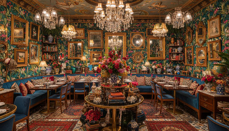 Luxury Interior Design with Grand Hall and Elegant Decoration