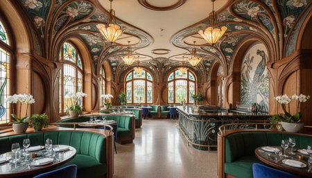 Luxury Interior Design with Grand Hall and Elegant Decoration