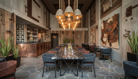 Luxury Interior Design with Grand Hall and Elegant Decoration