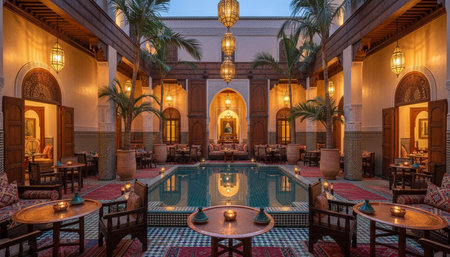 Luxury Interior Design with Grand Hall and Elegant Decoration