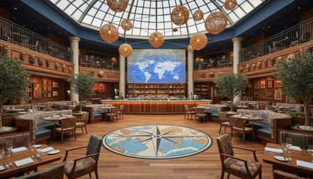 Luxury Interior Design with Grand Hall and Elegant Decoration