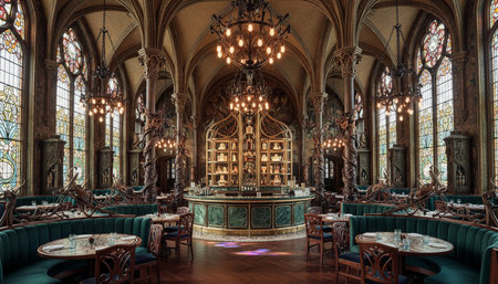Luxury Interior Design with Grand Hall and Elegant Decoration