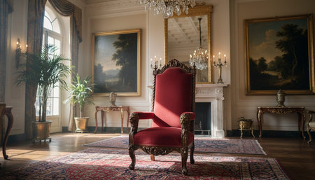 Luxury grand interior architecture featuring ornate ceilings, indoor swimming pools, and lush...