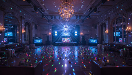 Luxury grand interior architecture featuring ornate ceilings, indoor swimming pools, and lush...